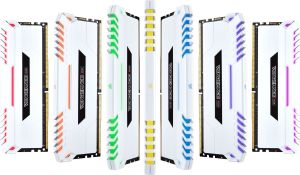 Pamięć Corsair Vengeance LED, DDR4, 16 GB, 3600MHz, CL18 (CMR16GX4M2C3600C18W) 16