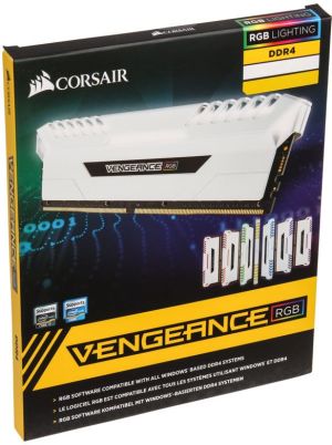 Pamięć Corsair Vengeance LED, DDR4, 16 GB, 3600MHz, CL18 (CMR16GX4M2C3600C18W) 9