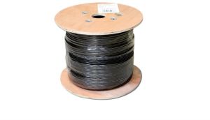 Digitus kabel U/UTP, drut kat.6, PE zewnętrzny, 305m wypełniony żelem czarny (DK-TP612) 1