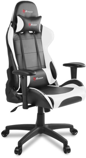 Fotel Arozzi Verona V2 Czarno-biały (VERONA-V2-WT) 2