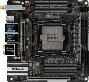 Płyta główna ASRock ASRock X299E-ITX/AC (90-MXB5W0-A0UAYZ) 2