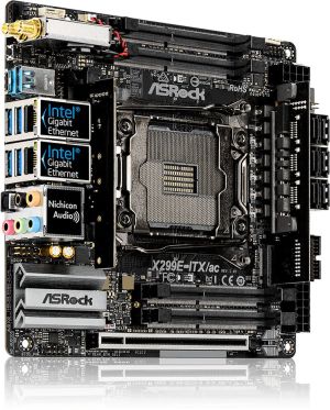 Płyta główna ASRock ASRock X299E-ITX/AC (90-MXB5W0-A0UAYZ) 4