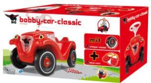 Big Bobby Car Classic Red With Whisper Wheels And Shoe Care (800056053) (800056106) 1