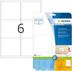 Herma HERMA Adressetiketten Premium A4 weiß 99,1 x 93,1 mm 150St. - 4502 1
