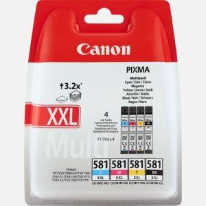 Tusz Canon oryginalny tusz CLI-581 XXL, CMYK (1998C005) 2