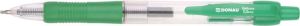 Donau Długopis żelowy automatyczny, zielony (7344001PL-06) 1