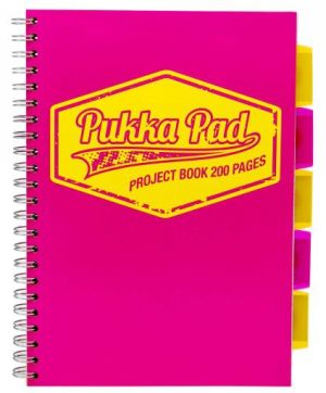 Pukka Pad Project Book Neon A4 (7080-NEO SQ) 1