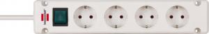 Listwa zasilająca Brennenstuhl Bremounta 4 gniazda 1.5 m biała (1150650124) 2