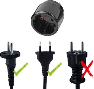 Brennenstuhl Adapter podróżny Euro/USA i Japonia (1508450) 3