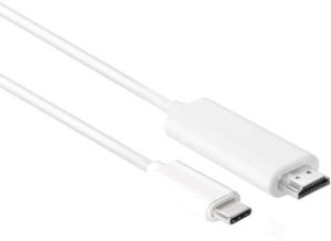 Kabel USB Club 3D USB-C - HDMI 1.8 m Biały (CAC-1514) 1