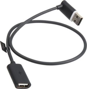 Kabel USB HTC USB-A - 0.45 m Czarny (99H20279-00) 1