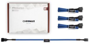 Noctua 4-pin - 4-pin, 0.3m, Niebieski (NA-SEC1.blue) 3