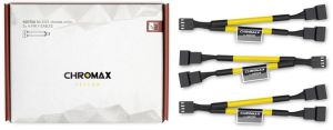 Noctua 4-pin - 4-pin x2, 0.11m, Żółty (NA-SYC1.yellow) 3