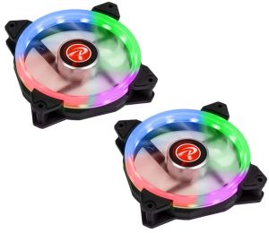 Wentylator Raijintek IRIS 12 Rainbow RGB 2-pack (0R400044) 1