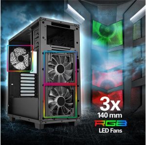 Obudowa Sharkoon DG7000-G RGB (4044951021093) 6