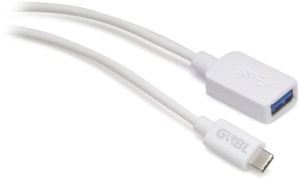 Kabel USB G&BL USB-A - USB-C 1 m Biały (3802) 1