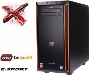 Komputer Optimus E-sport Core i5-7500, 8 GB, GTX 1060, 1 TB HDD Windows 10 Home 1