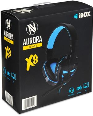 Słuchawki iBOX X8 Niebieskie (SHPIX8MV) 9