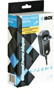 Zasilacz do laptopa iBOX 12 W, 1 A, 12 V (IZU1A) 4