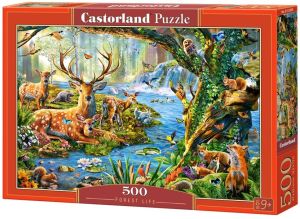Castorland Puzzle 500 Forest Life 1