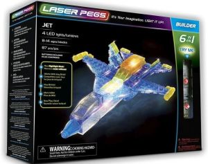 Laser Pegs Klocki 6 w 1 Jet 1