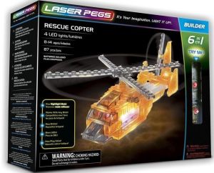 Laser Pegs 6w1 Rescue Copter (LASE0032) 1