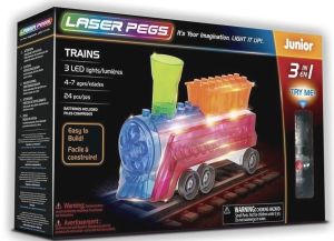 Laser Pegs 3w1 Trains (LASE0045) 1