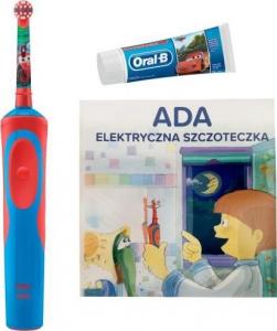 Szczoteczka Oral-B Szczoteczka elektryczna Kids Cars + Pasta + Książeczka 1