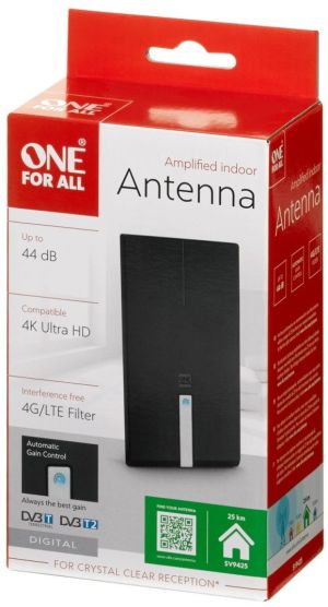 Antena RTV One For All Antena wewnętrzna OFA HD 44db (SV9425) 2