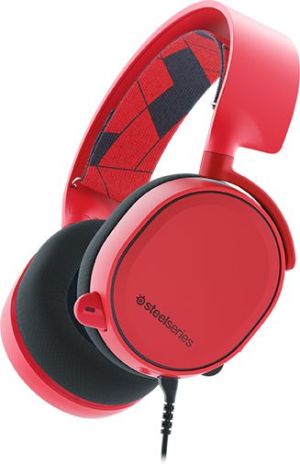Słuchawki SteelSeries Arctis 3 Czerwone (61435) 1