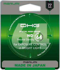 Filtr Marumi MARUMI DHG ND64 Filtr fotograficzny szary 77mm - MND(64)77_DHG 1