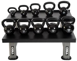Kettlebell TKO Kettlebell winylowy K857kbv-22 22kg czarny 3