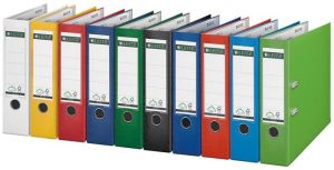 Segregator Leitz 180° dźwigniowy A4 80mm jasnozielony (10101050) 2