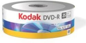Kodak DVD-R 4.7GB, 16X, Spindle 25 sztuk (3936265) 1