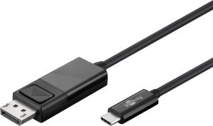 Kabel USB Goobay USB-C - DisplayPort 1.2 m Czarny (79295) 1