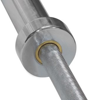 Platinum Fitness Gryf olimpijski 220cm/50mm Economic srebrny 2