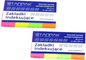 Starpak Zakładki indeksujące neon (227917 ) 1