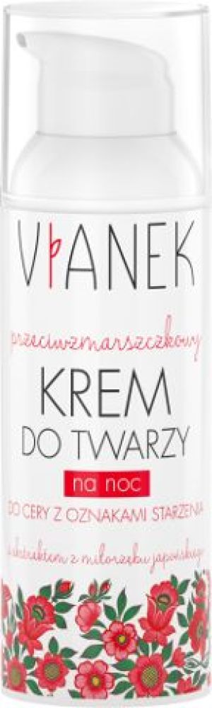 Vianek Przeciwzmarszczkowy krem do twarzy na noc 50 ml 1