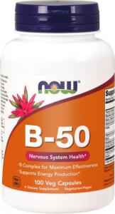 NOW Foods Vitamin B-50 250 kapsułek 1