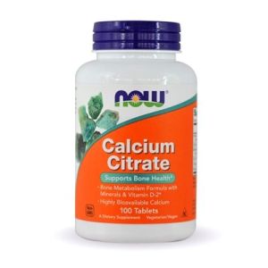 NOW Foods Tabletki Calcium Citrate 100 tabl 1