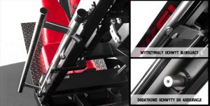 KELTON Hammer suwnica do wypychania i przysiadów, hack maszyna PM5 STRENGTH 4