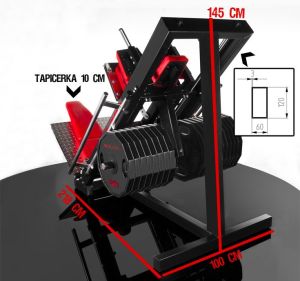 KELTON Hammer suwnica do wypychania i przysiadów, hack maszyna PM5 STRENGTH 9