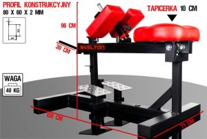 KELTON Hammer łydka siedząc, łydkownica PM4 STRENGTH 8