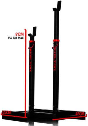 KELTON Stojaki na sztangę do wyciskania para HS1 HOME czarne 4