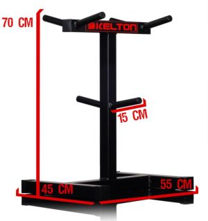 KELTON Stojak na ciężary, choinka mała HS2 HOME czarny 5