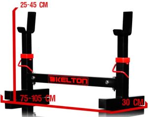 KELTON Stojaki na sztangę pod modlitewnik HS3 HOME czarne 4
