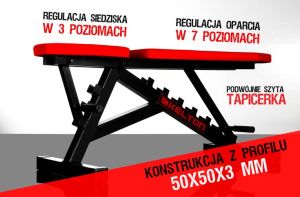 KELTON Ławka regulowana PL4 GYM EQUIPMENT 2
