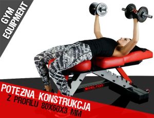 KELTON Ławka regulowana PL9 GYM EQUIPMENT 1