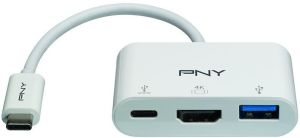 Stacja/replikator PNY USB-C (A-TC-UA30HDTC-W01-RB) 1