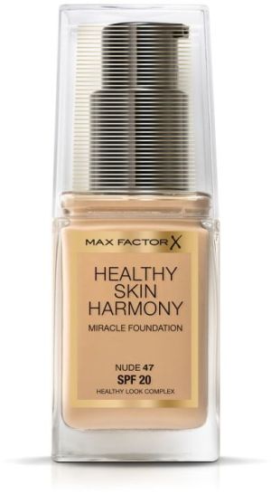 MAX FACTOR Healthy Skin Harmony Miracle Foundation SPF20 podkład do twarzy 47 Nude 30ml 1
